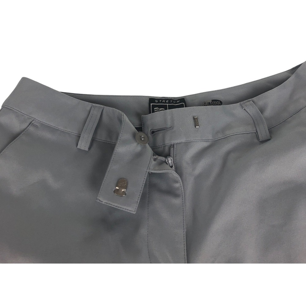 Adidas Women's Gray ClimaCool Stretch Golf Shorts Size 4‎ Polyester AE7002 - Picture 5 of 9